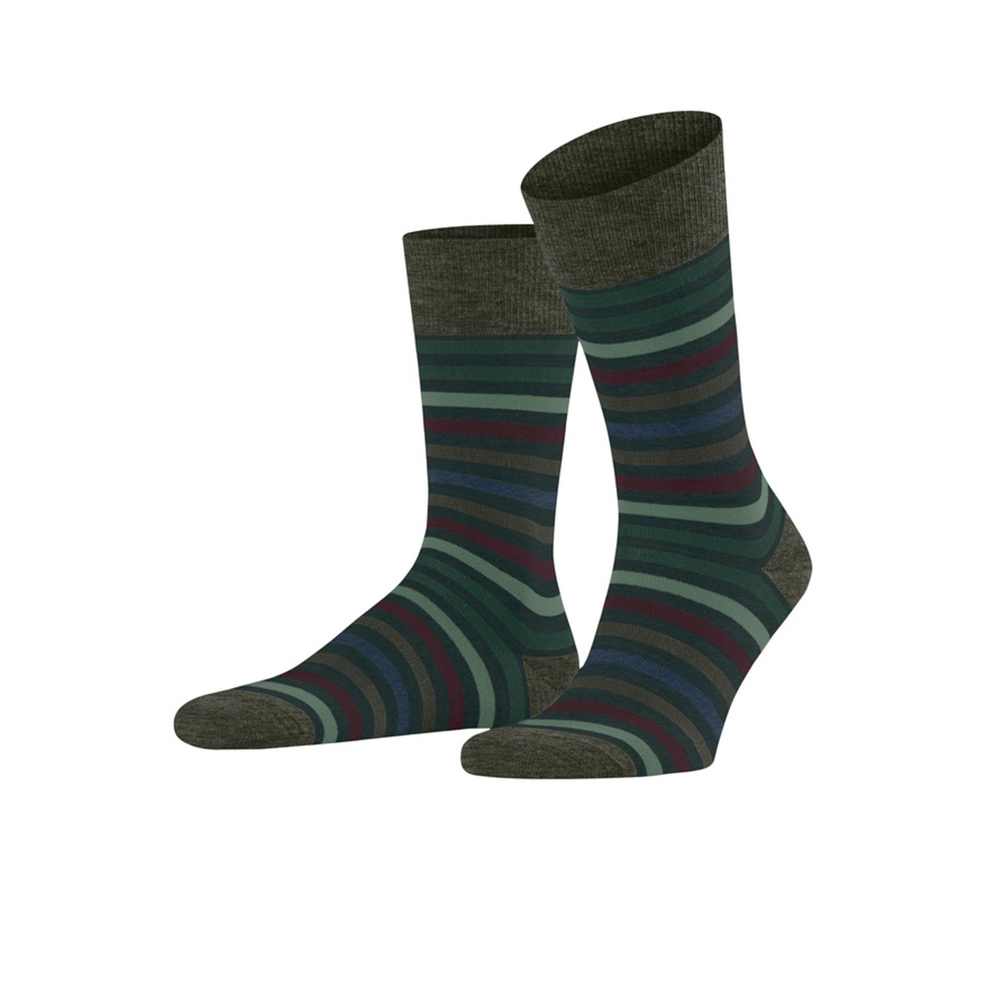 Falke Tinted Stripe Wald 248585 groen