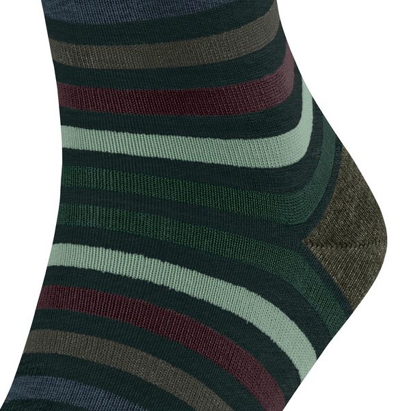 Falke Tinted Stripe Wald 248585 groen