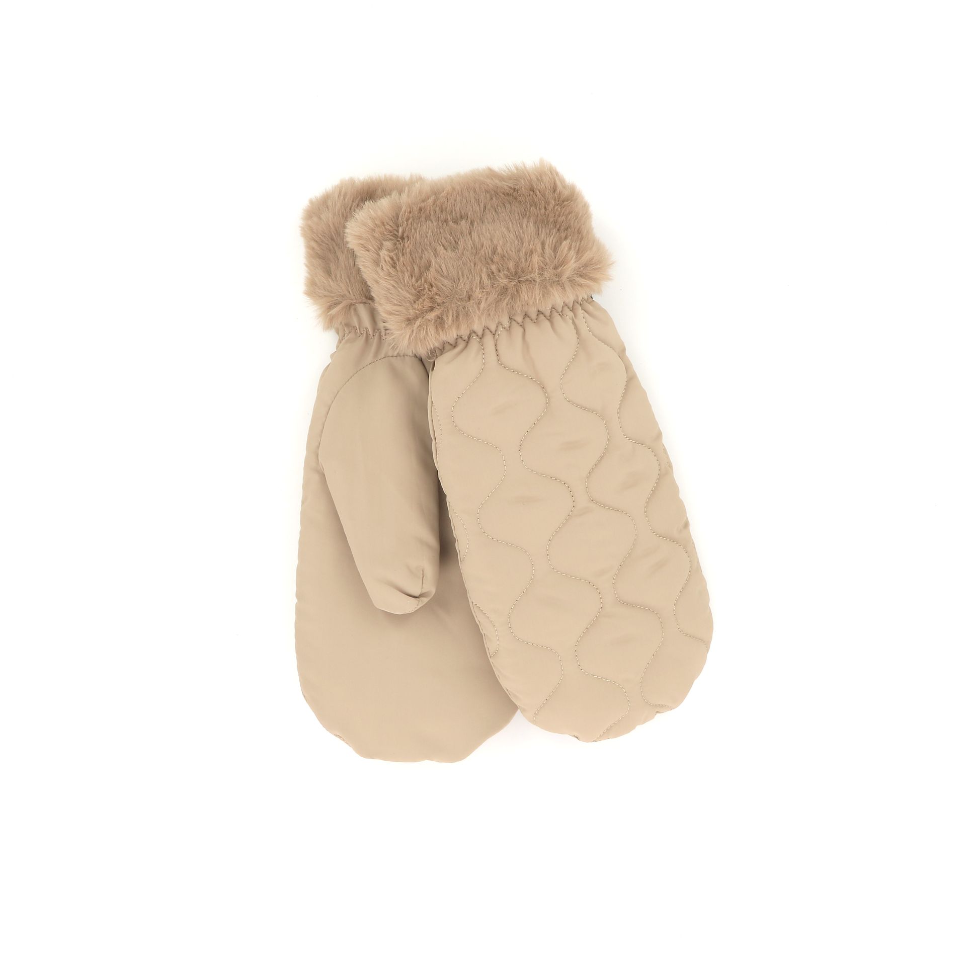 Becksöndergaard Makara Puff Mittens 248620 cognac