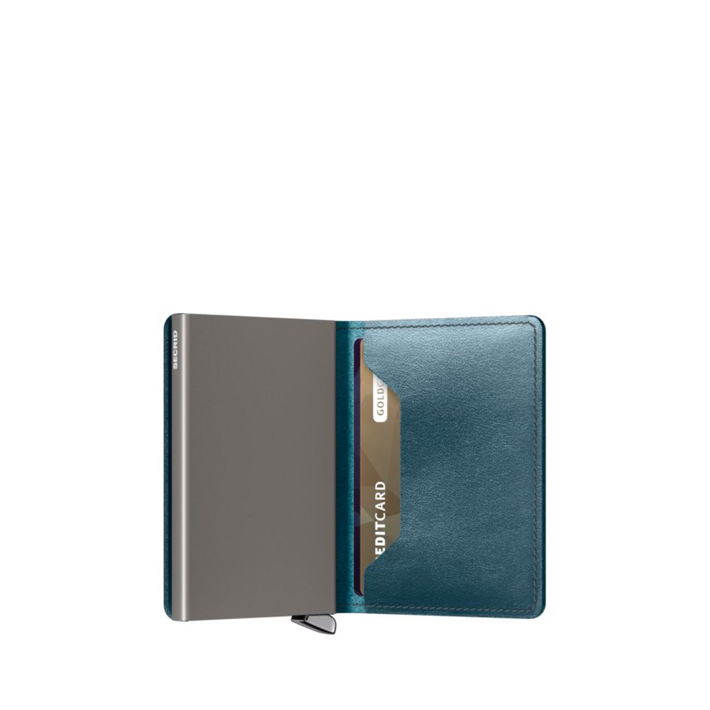 Secrid Slimwallet Teal Dusk Premium 249963 blauw