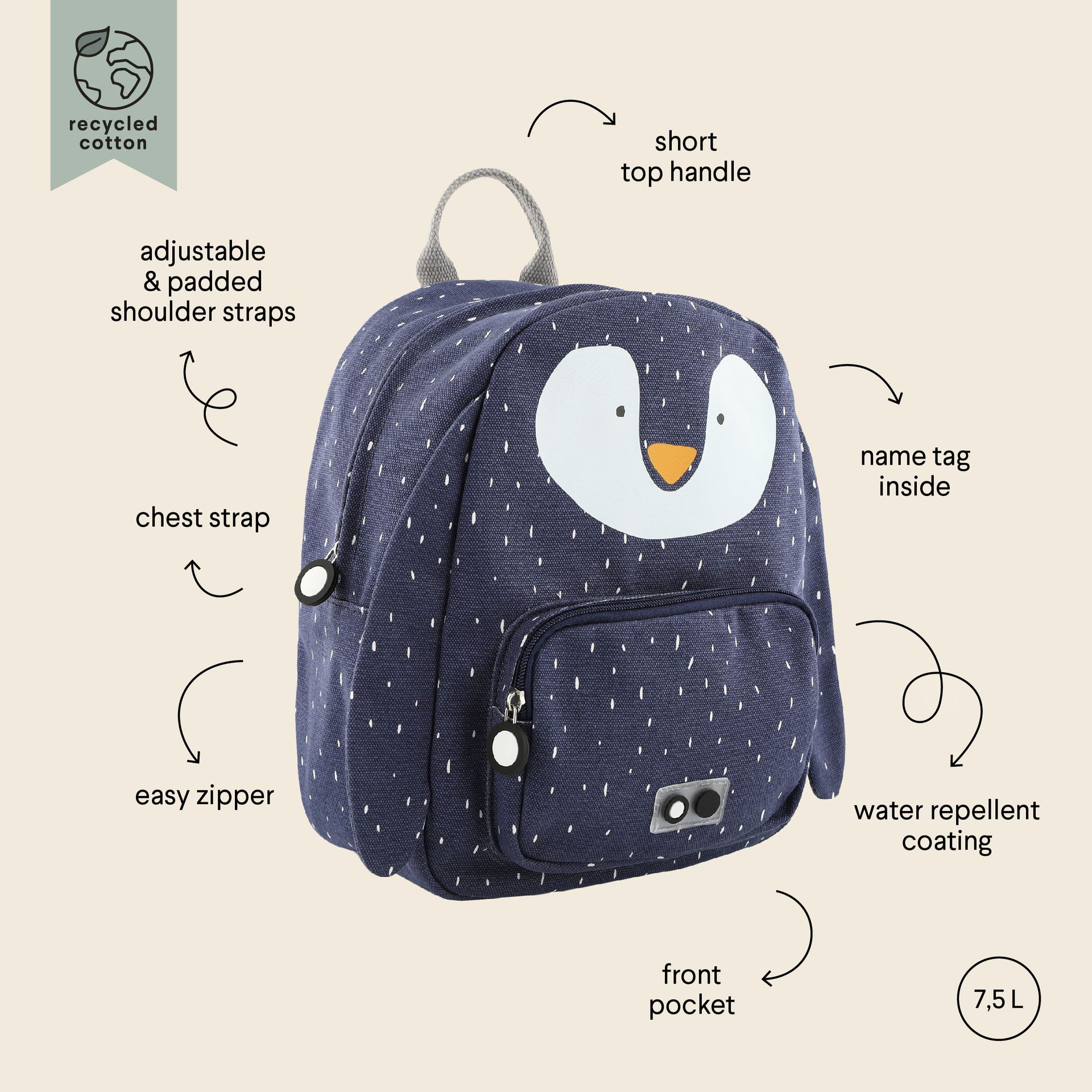 Trixie Mr. Penguin 250320 blauw