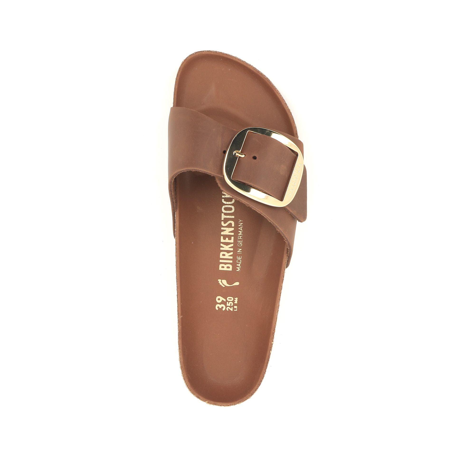 Birkenstock Madrid Big Buckle 250562 cognac