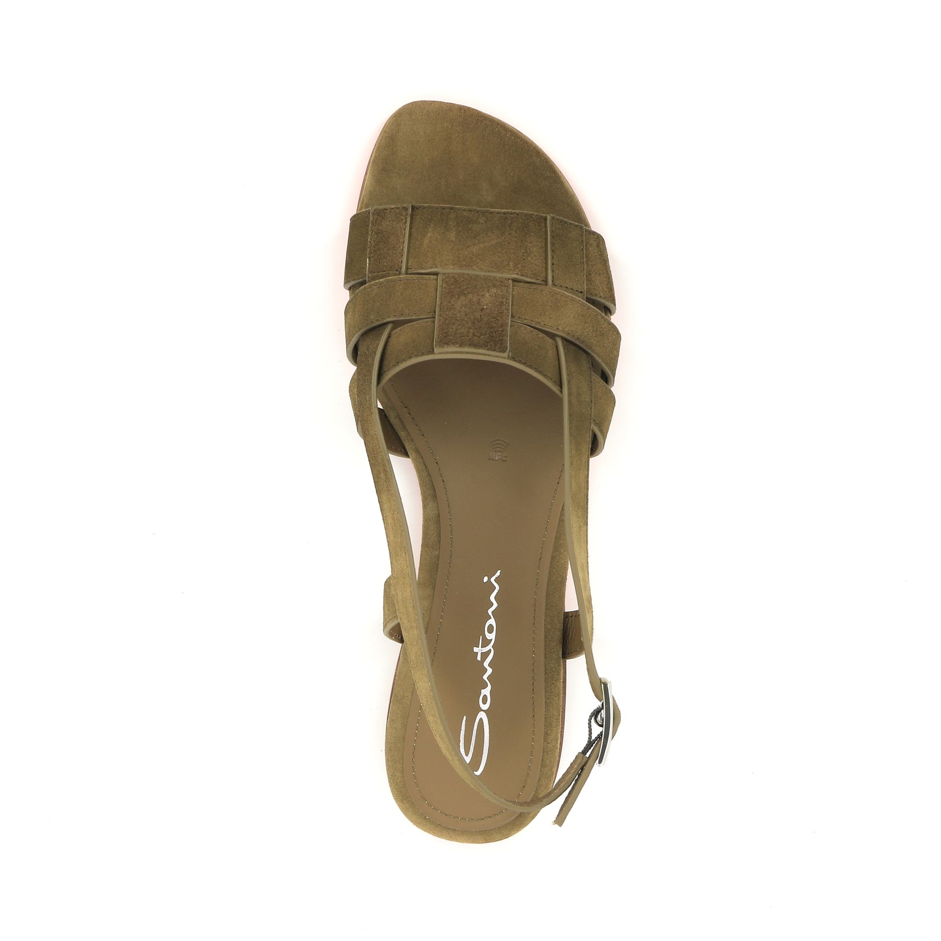 Santoni New Paloma Flat 250787 groen