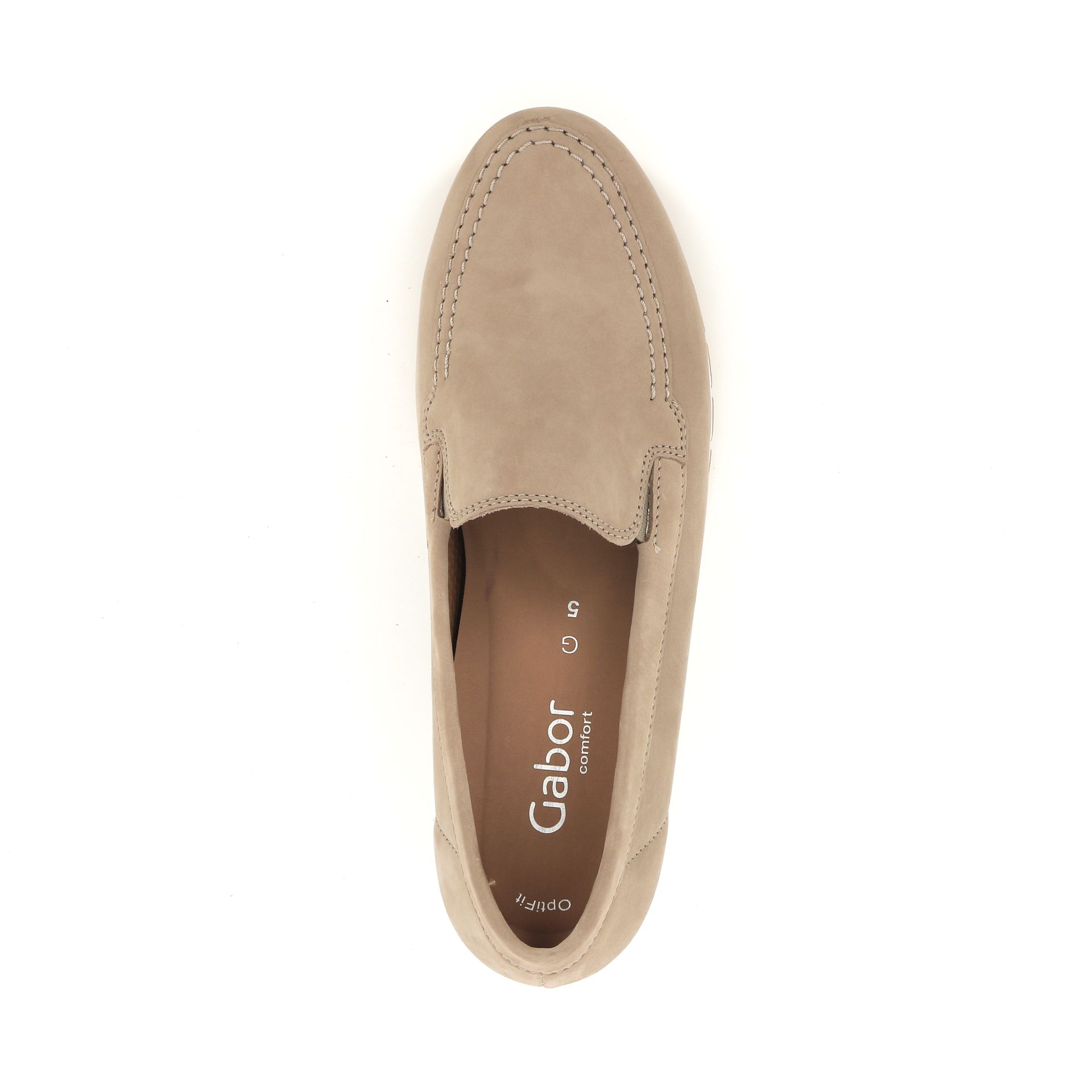 Gabor Mocassin 250829 beige