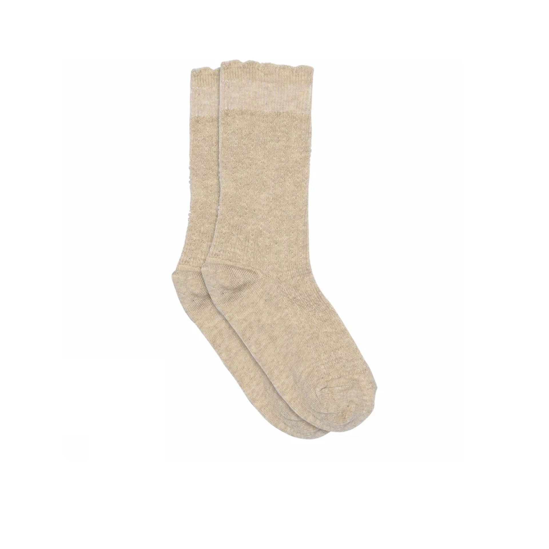 Mp Denmark Inger Socks Beige Melange 251292 beige