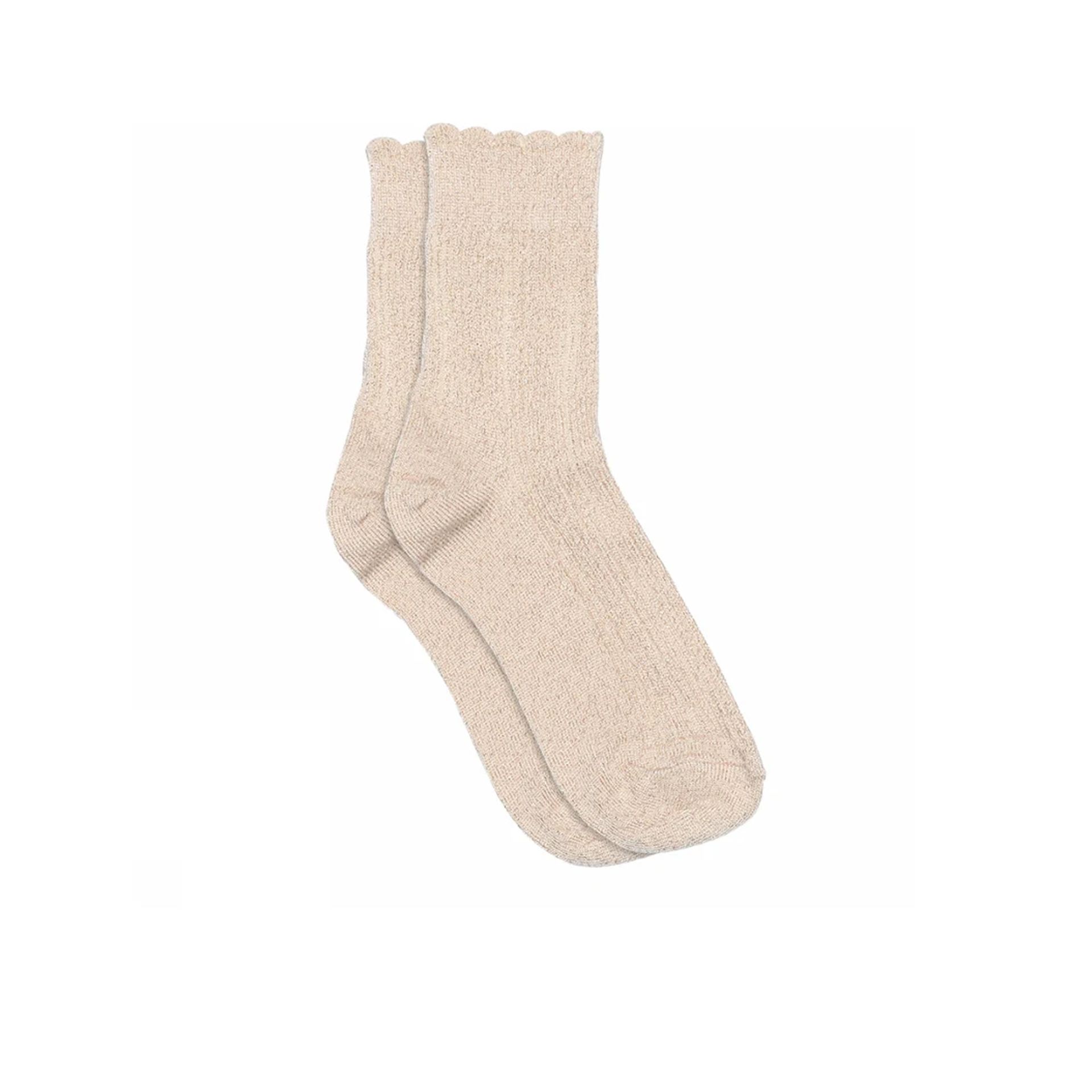 Mp Denmark Celosia Glitter Socks Dew 251295 roze