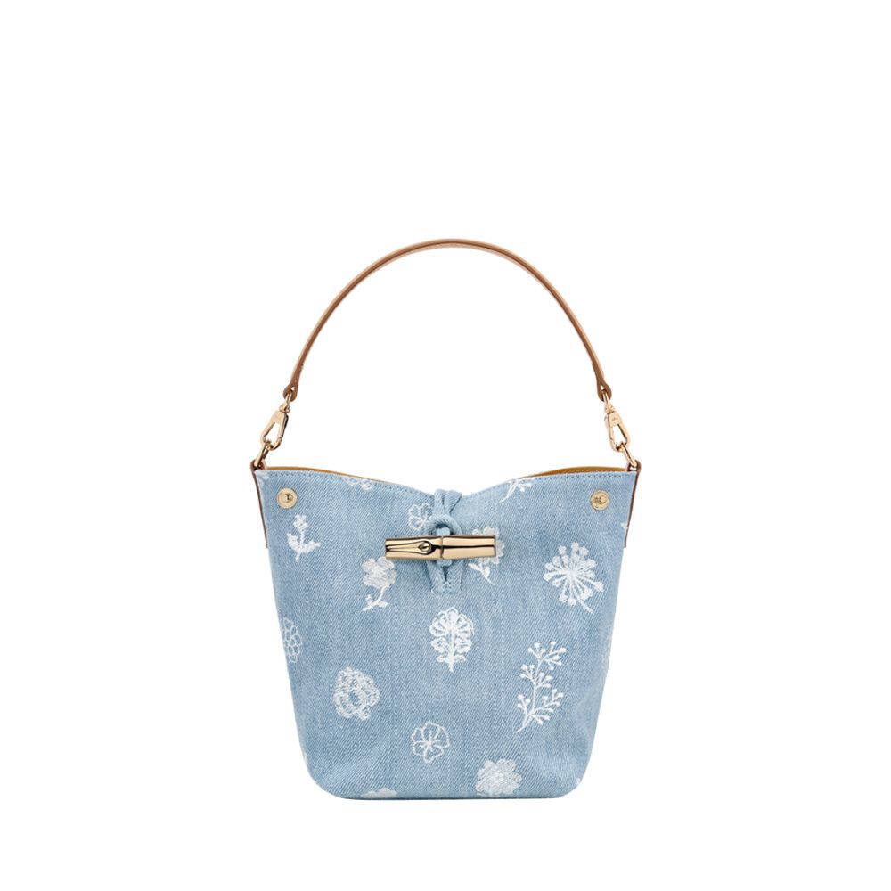 Longchamp Le Roseau Denim XS 251414 blauw