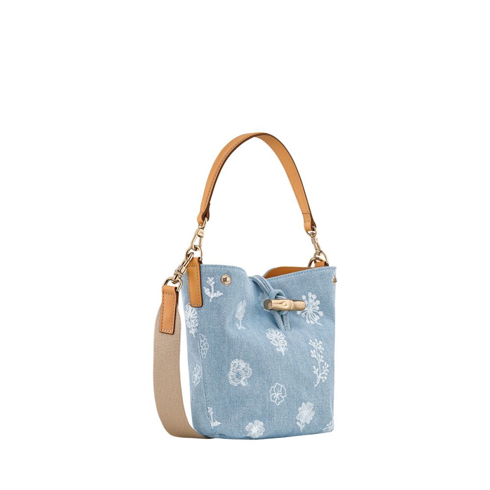 Longchamp Le Roseau Denim XS 251414 blauw