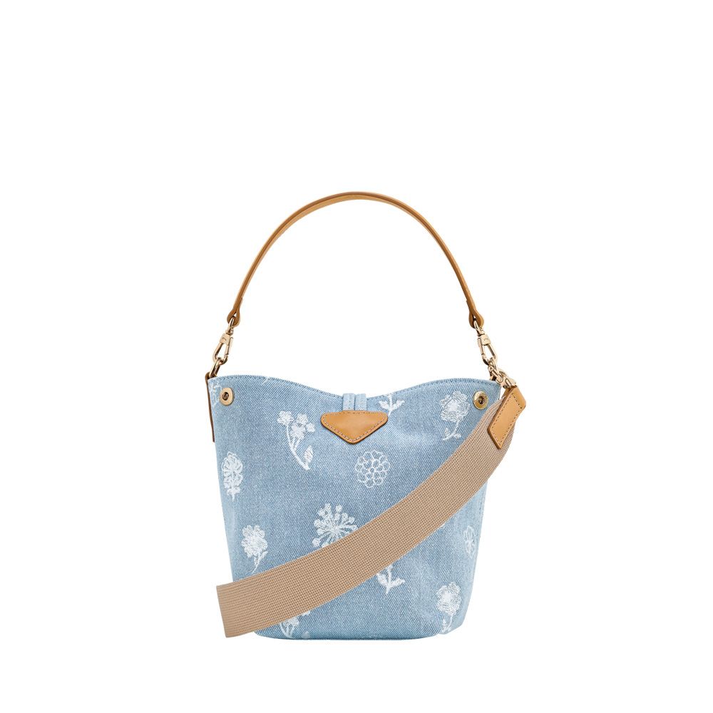 Longchamp Le Roseau Denim XS 251414 blauw