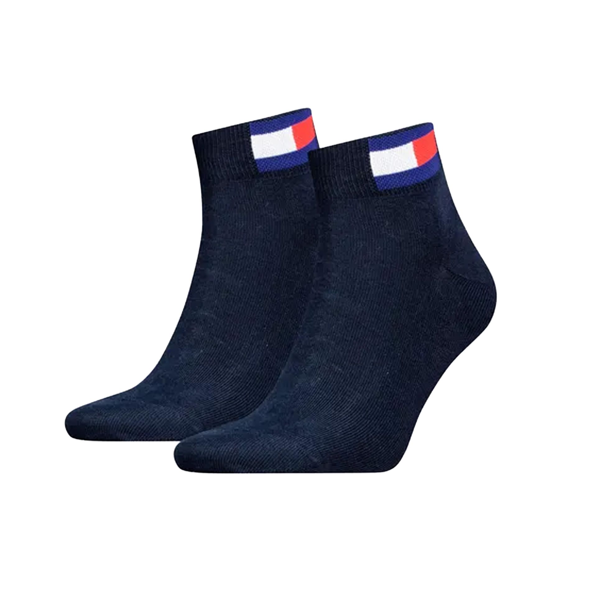 Tommy Hilfiger Quarter 2-pack 252337 blauw
