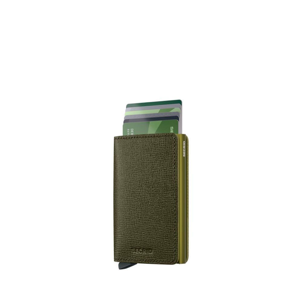 Secrid Slimwallet Crisple Kelp 253501 groen