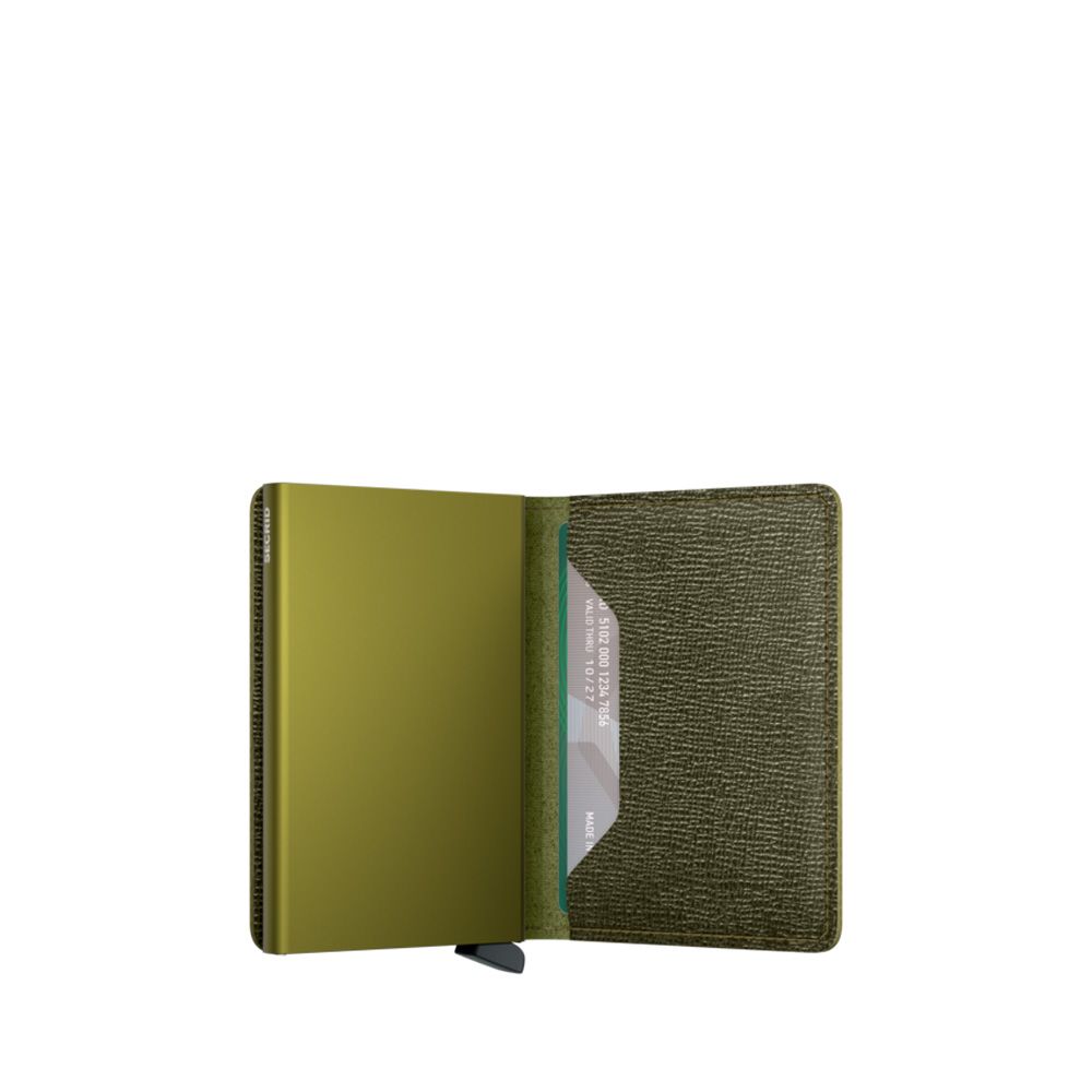 Secrid Slimwallet Crisple Kelp 253501 groen