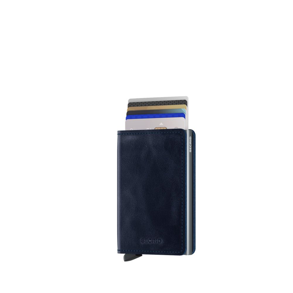 Secrid Slimwallet Vintage Blue 253511 blauw