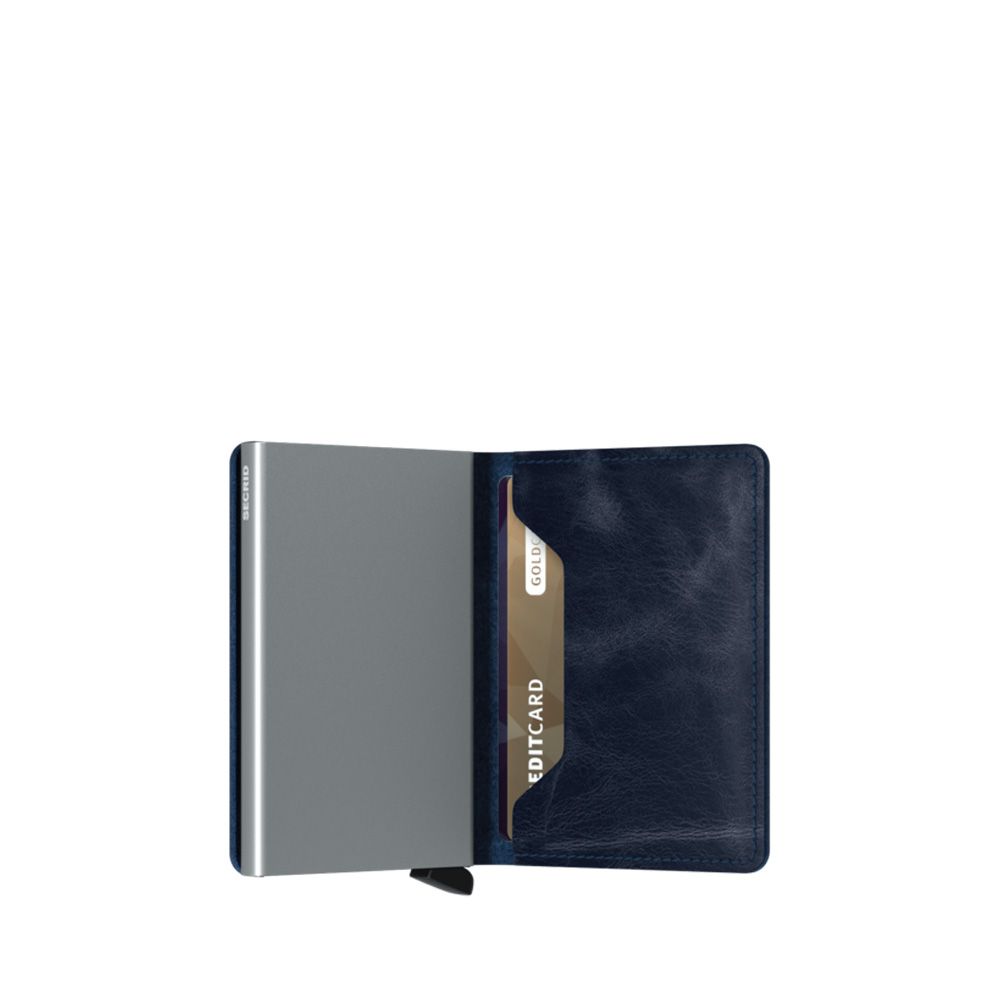 Secrid Slimwallet Vintage Blue 253511 blauw