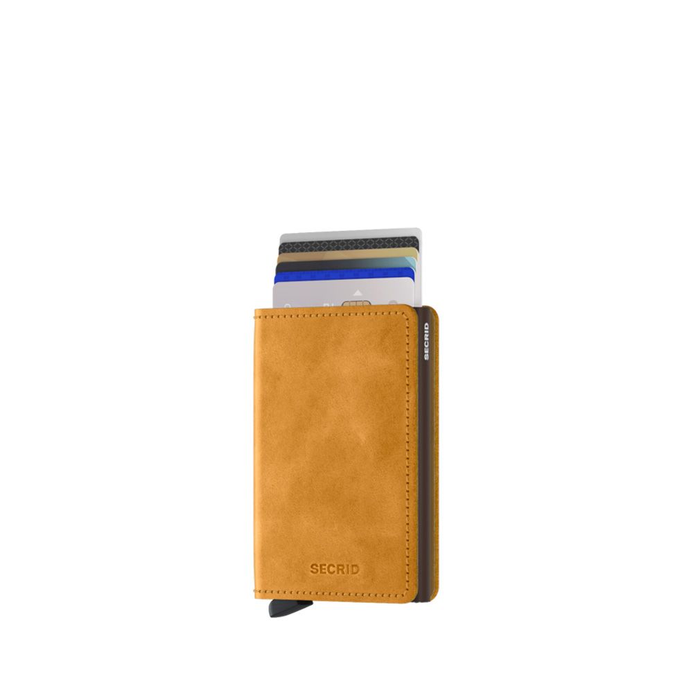 Secrid Slimwallet Vintage Ochre 253512 geel