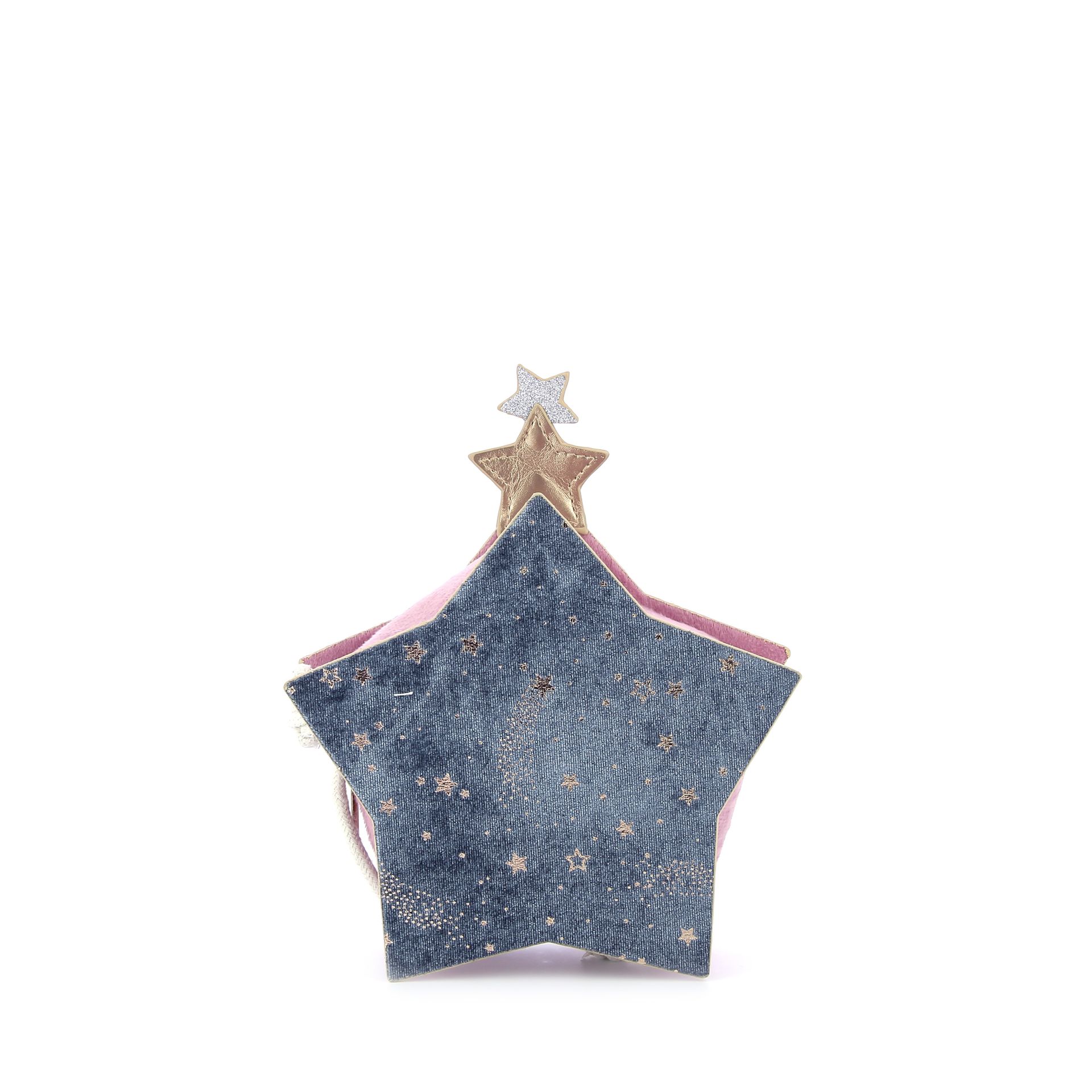 Mimi & Lula Sparkly glitter star bag 253525 grijs