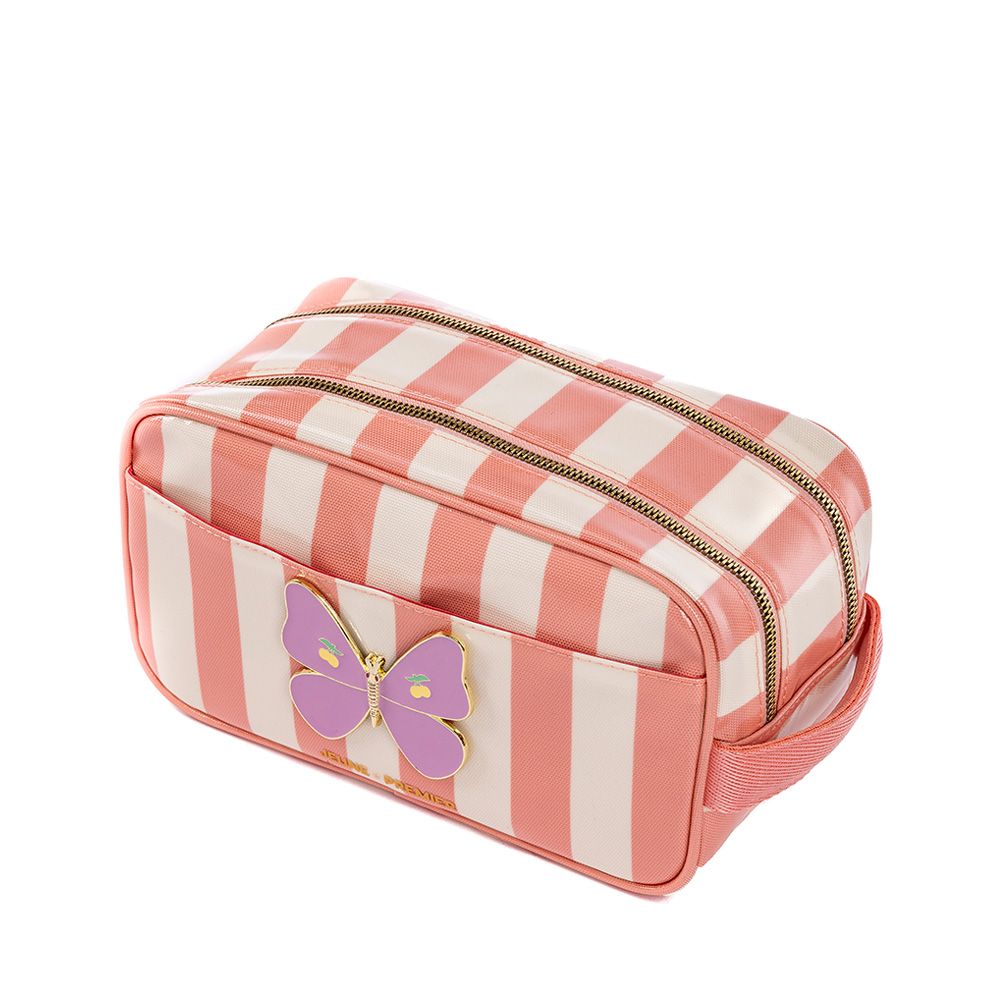 Jeune Premier Butterfly Stripe Travel Pouch 254924 roze