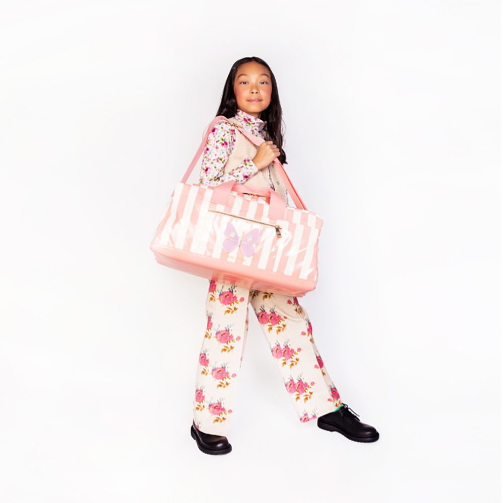 Jeune Premier Butterfly Stripe Caroline Weekend Bag 254926 beige