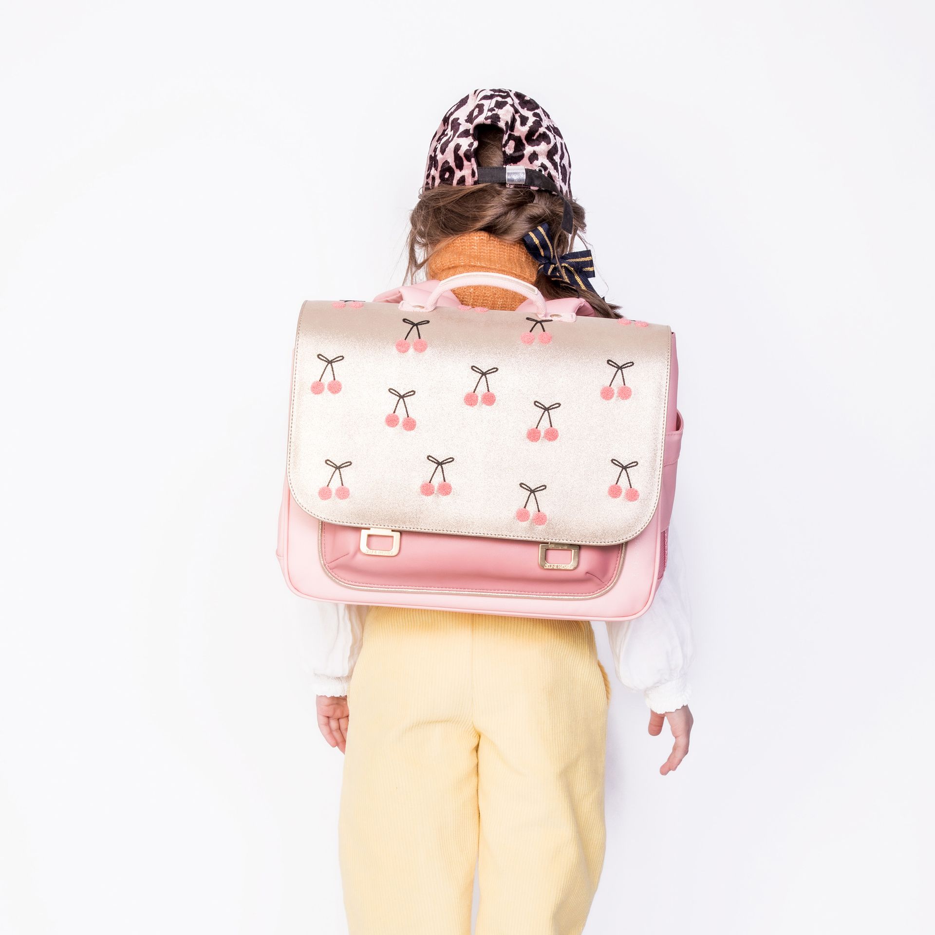Jeune Premier Cherry Pompon It Bag Midi 254953 roze