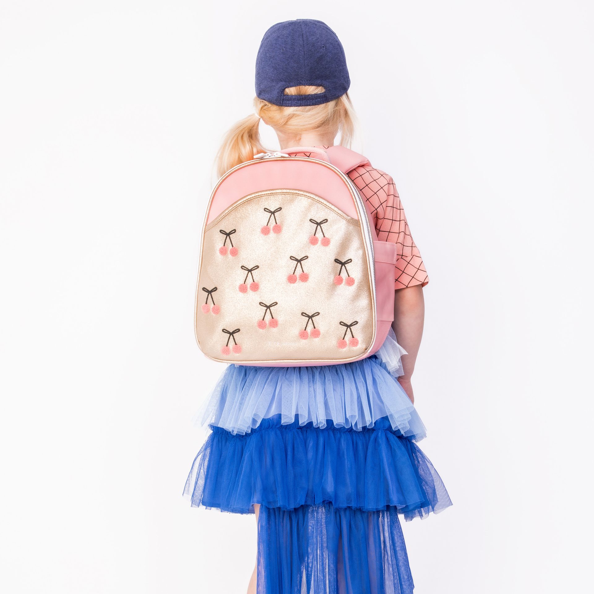 Jeune Premier Cherry Pompon Backpack Ralphie 254958 roze