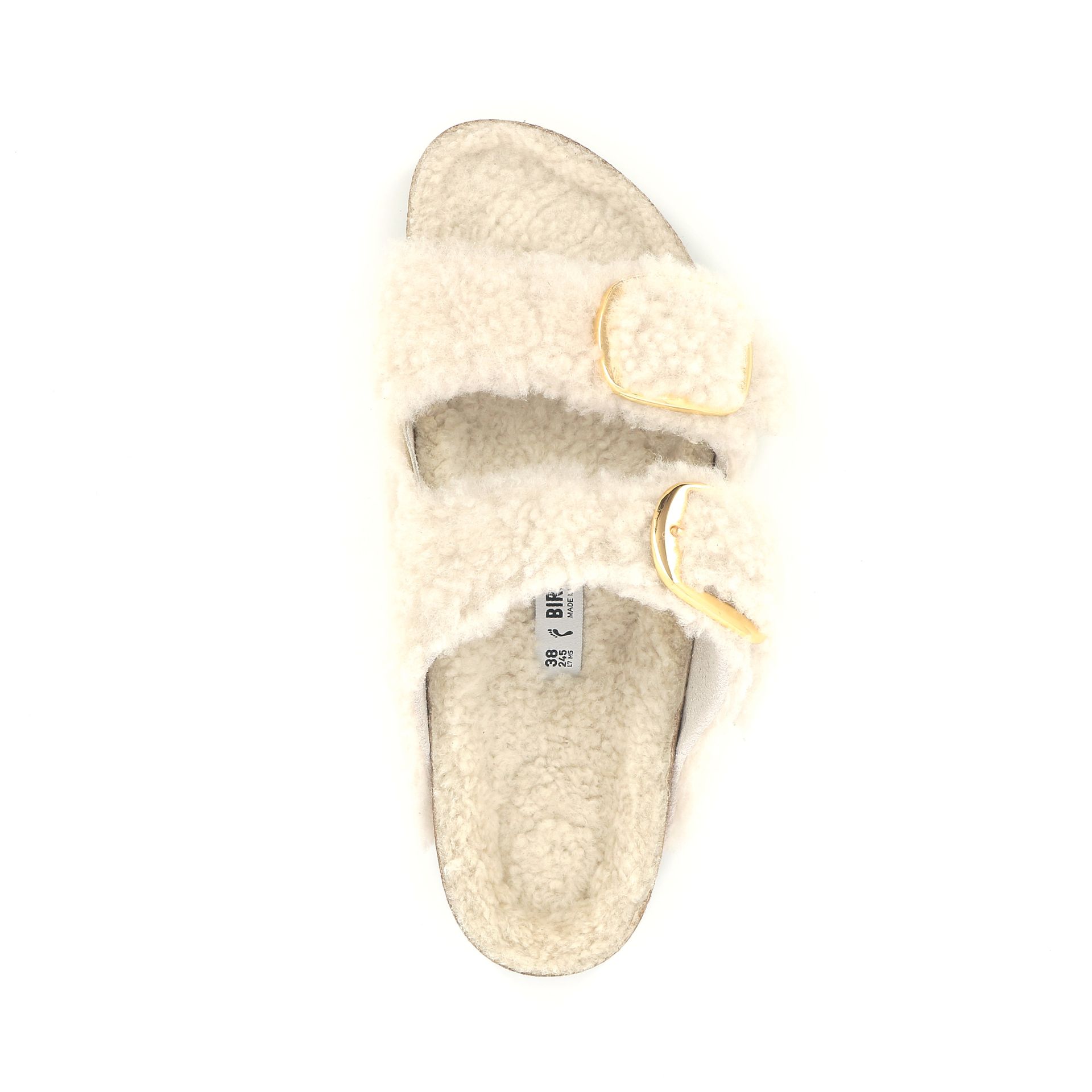 Birkenstock Arizona Big Buckle Fur 256697 beige