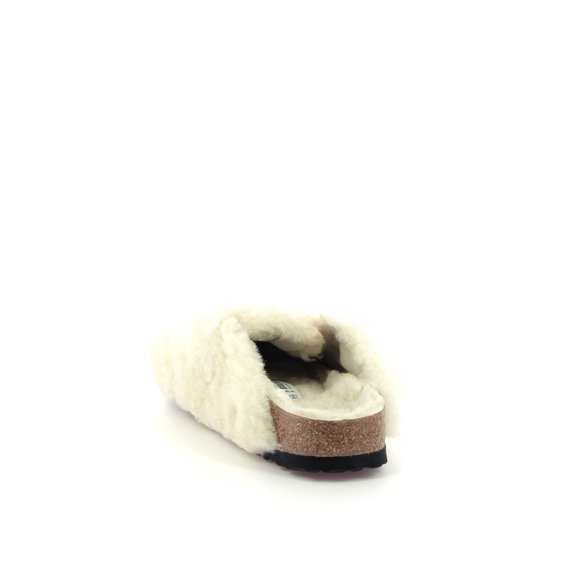 Birkenstock Boston Big Buckle Fur 256704 beige