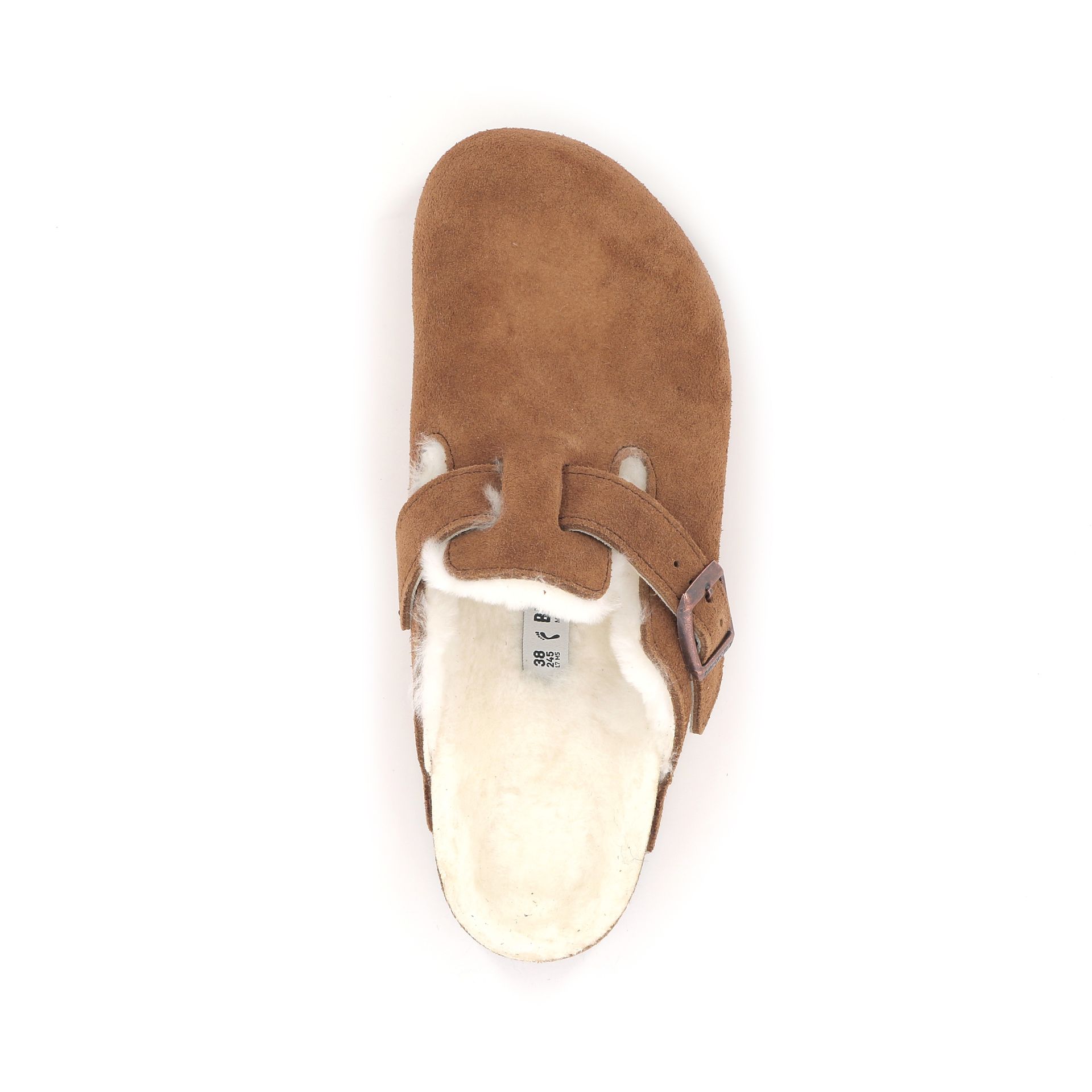 Birkenstock Boston Shearling 256705 cognac