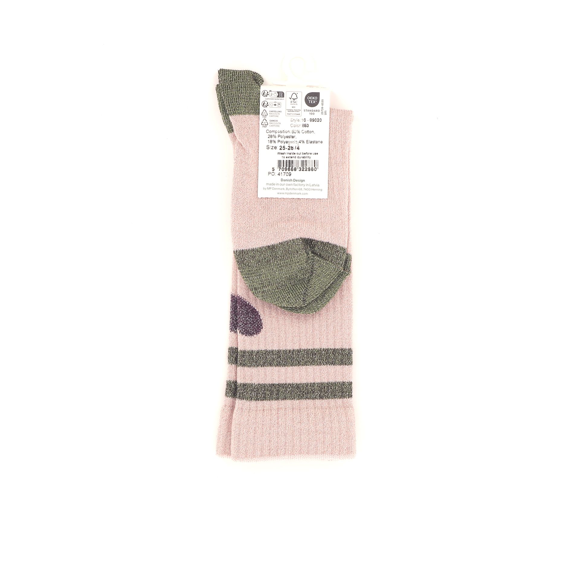 Mp Denmark Elga Socks 256854 roze