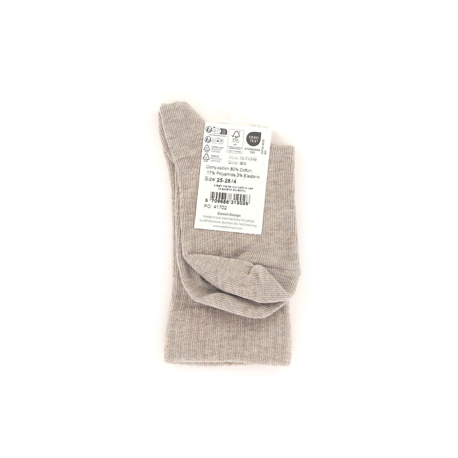 Mp Denmark Herluf Socks 256863 beige