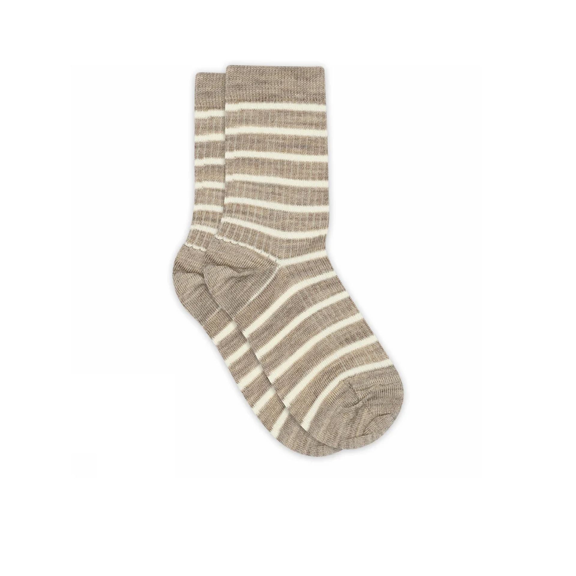 Mp Denmark Viggy Socks Light Brown Melange 256867 taupe