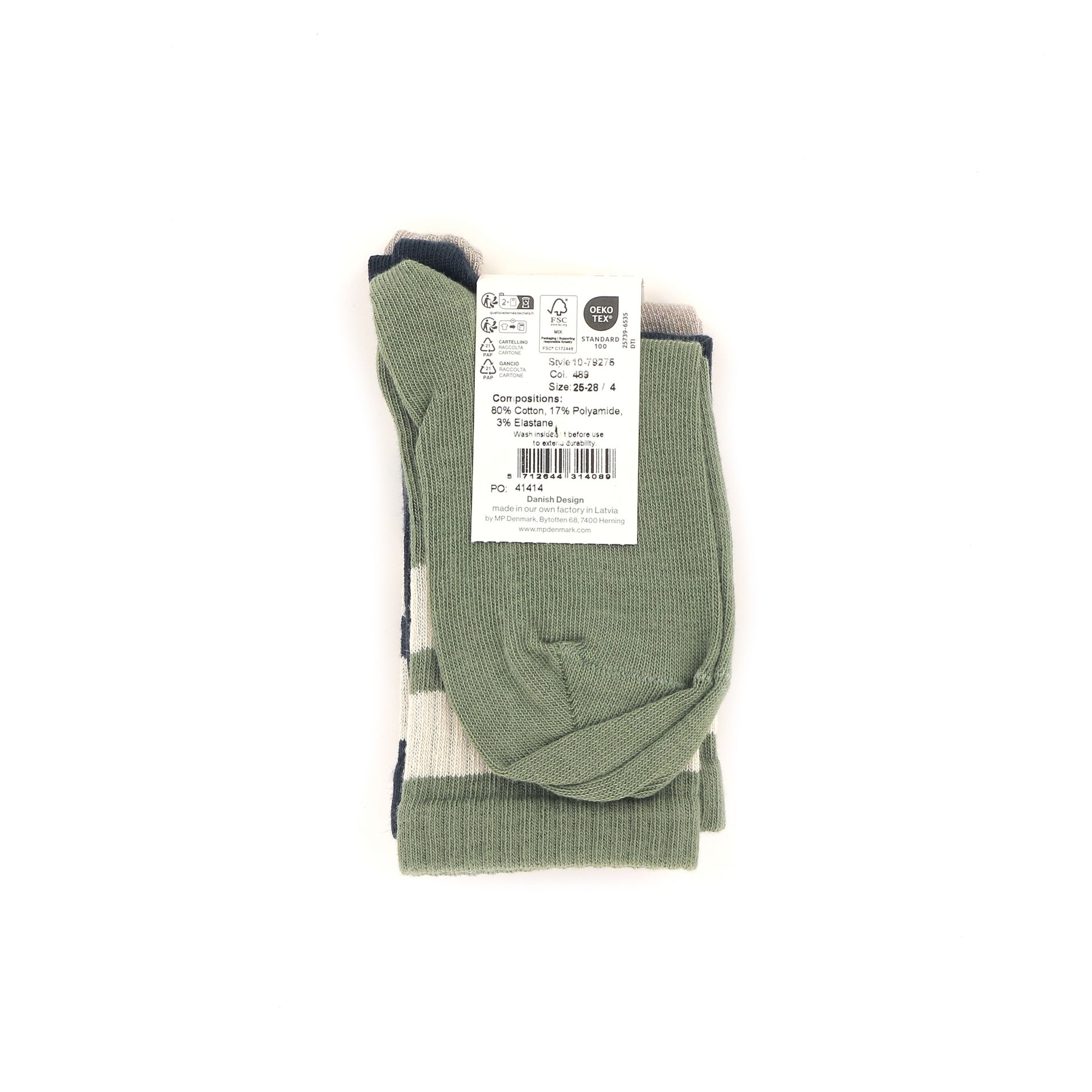 Mp Denmark Anker Socks 3 Pack 256872 multi