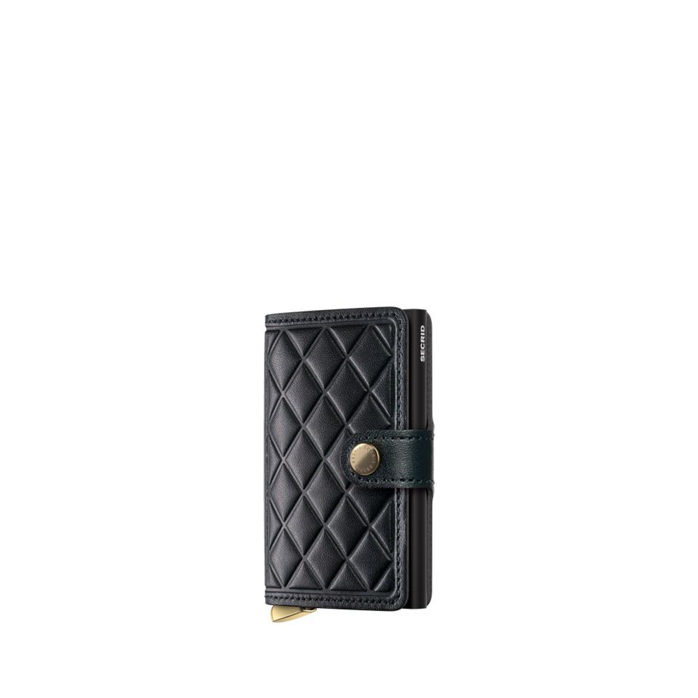 Secrid Miniwallet Emboss Diamond Black 256969 zwart