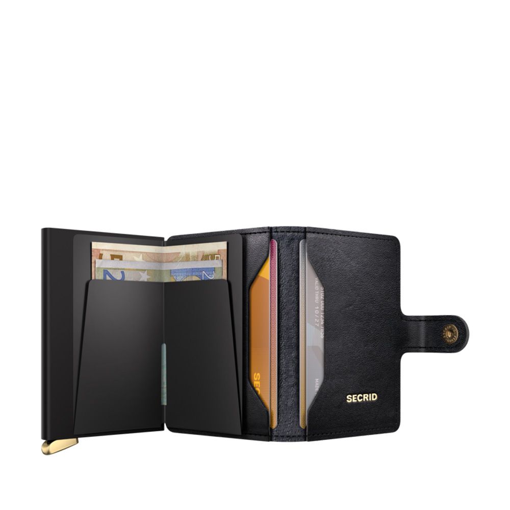 Secrid Miniwallet Emboss Diamond Black 256969 zwart