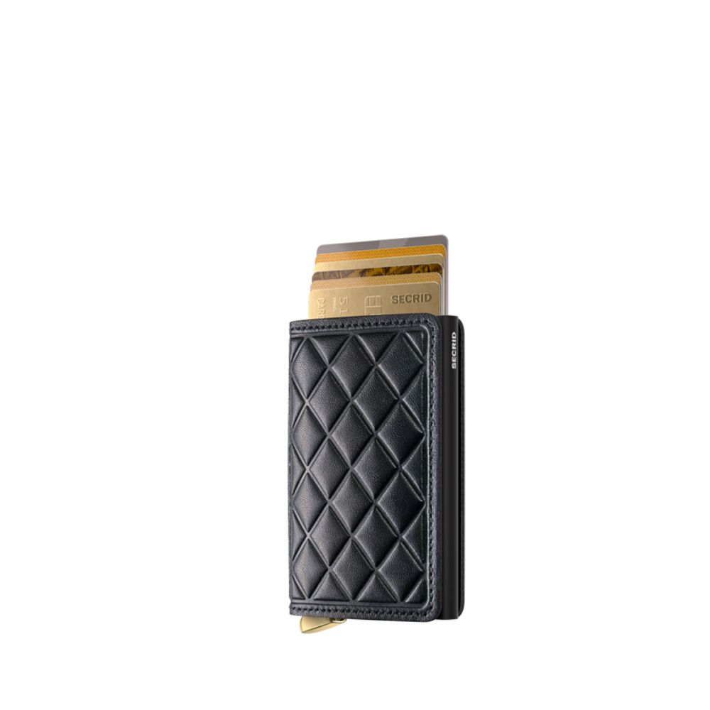 Secrid Slimwallet Emboss Diamond Black 256972 zwart