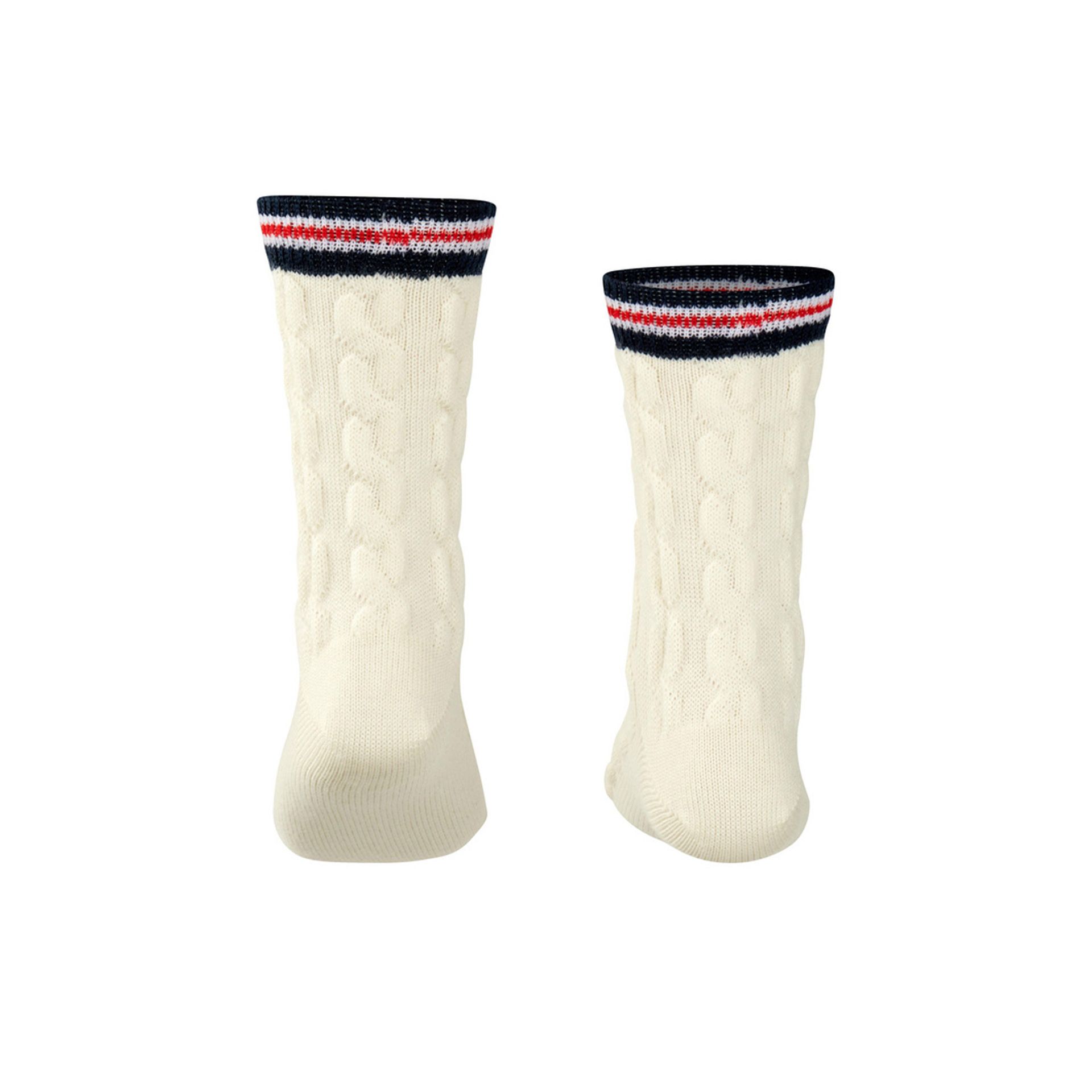 Falke Preppy Cable Off-white 257440 beige