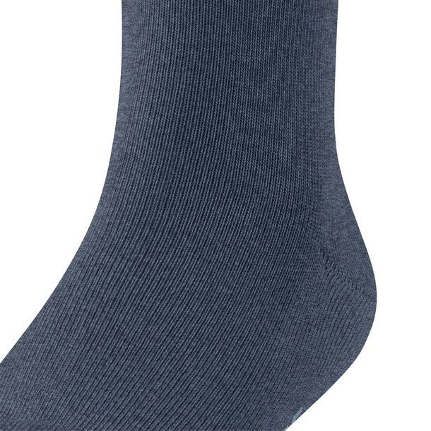 Falke Family Dark Blue Melange 257447 blauw
