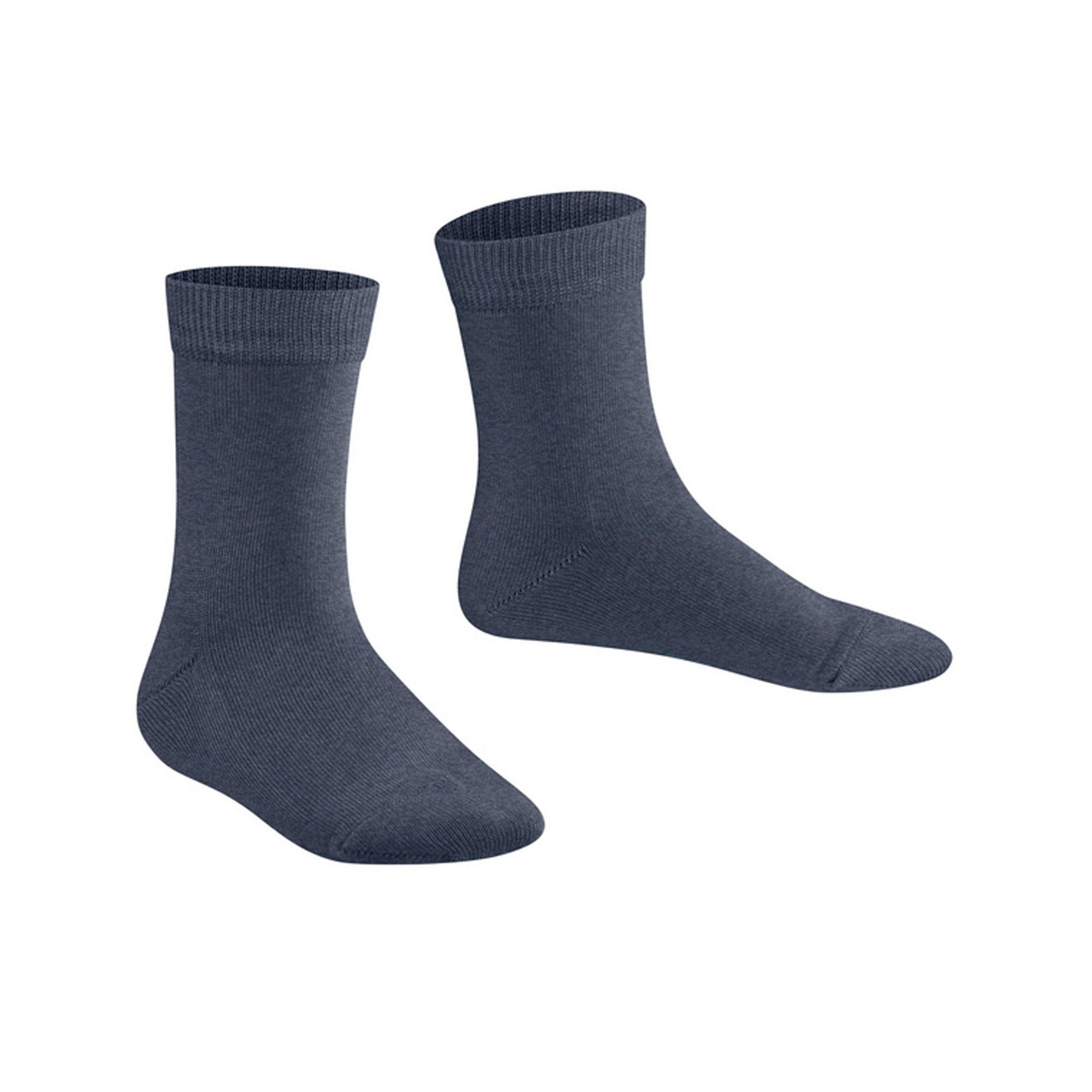 Falke Family Dark Blue Melange 257447 blauw
