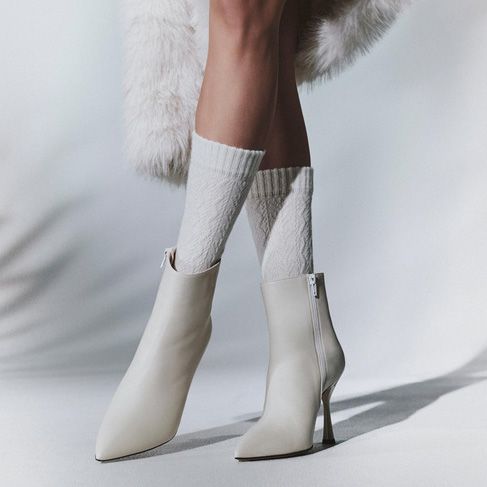 Falke Modish Fest Off-White 257486 beige