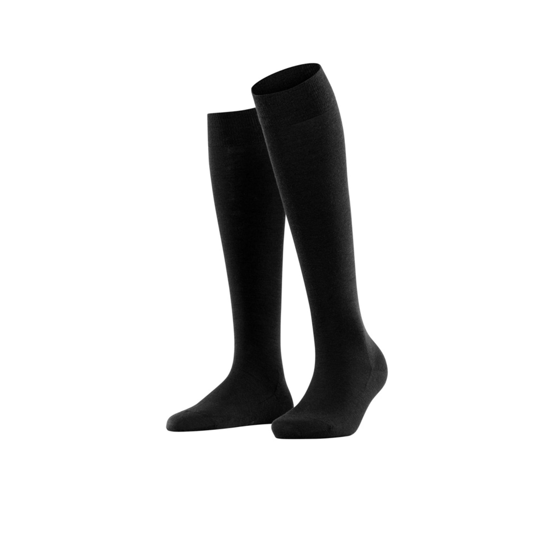 Falke Soft Merino Black 257490 zwart