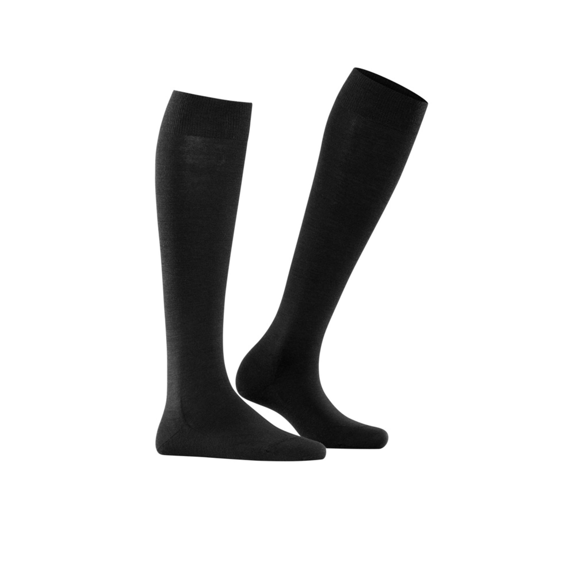 Falke Soft Merino Black 257490 zwart