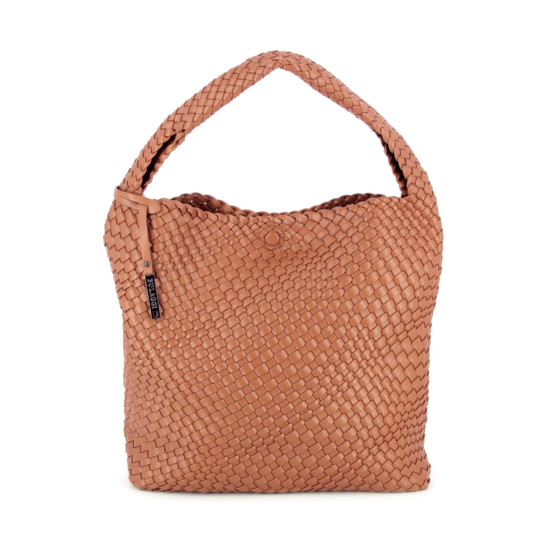 Bulaggi Weave Hobo Handbag 257639 cognac