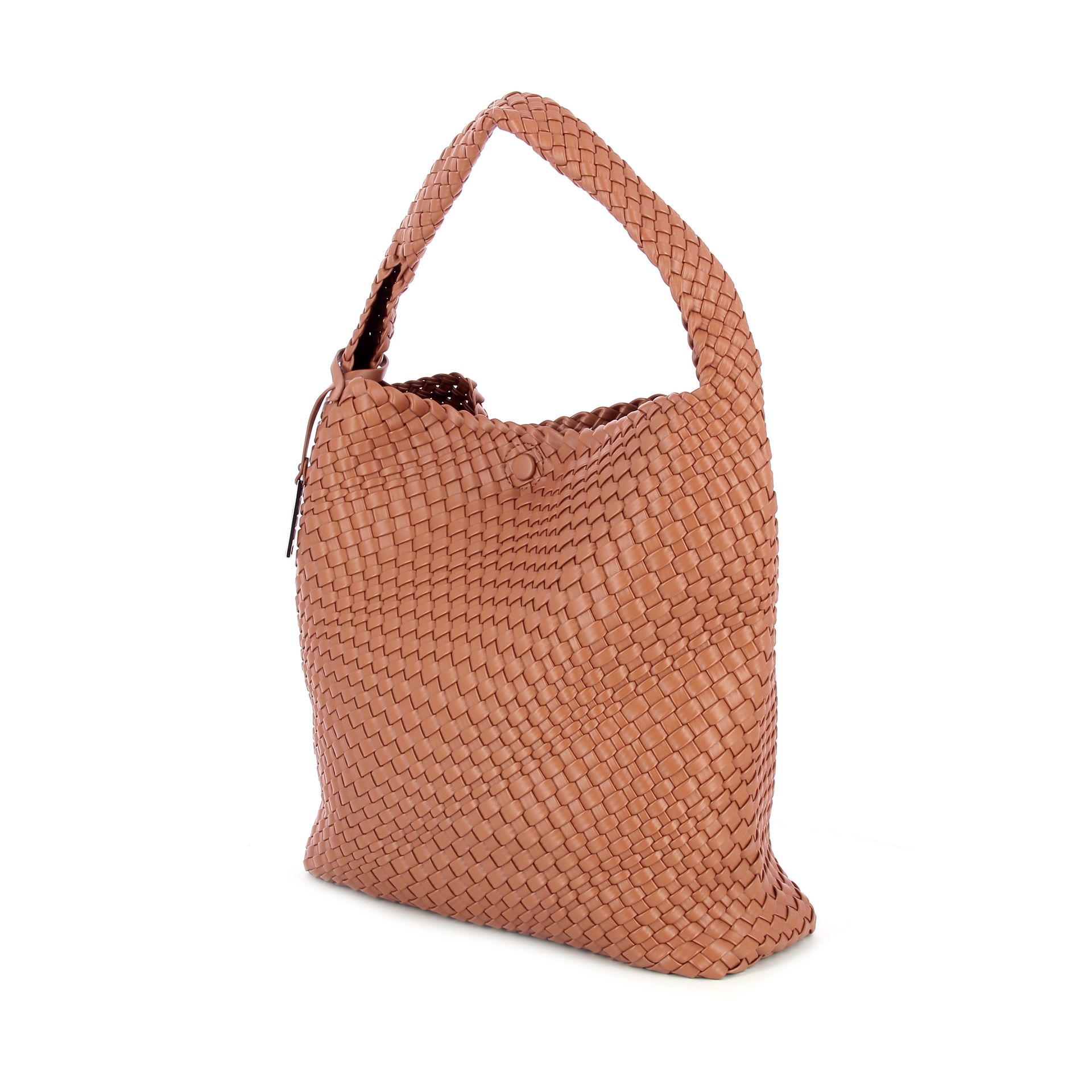 Bulaggi Weave Hobo Handbag 257639 cognac