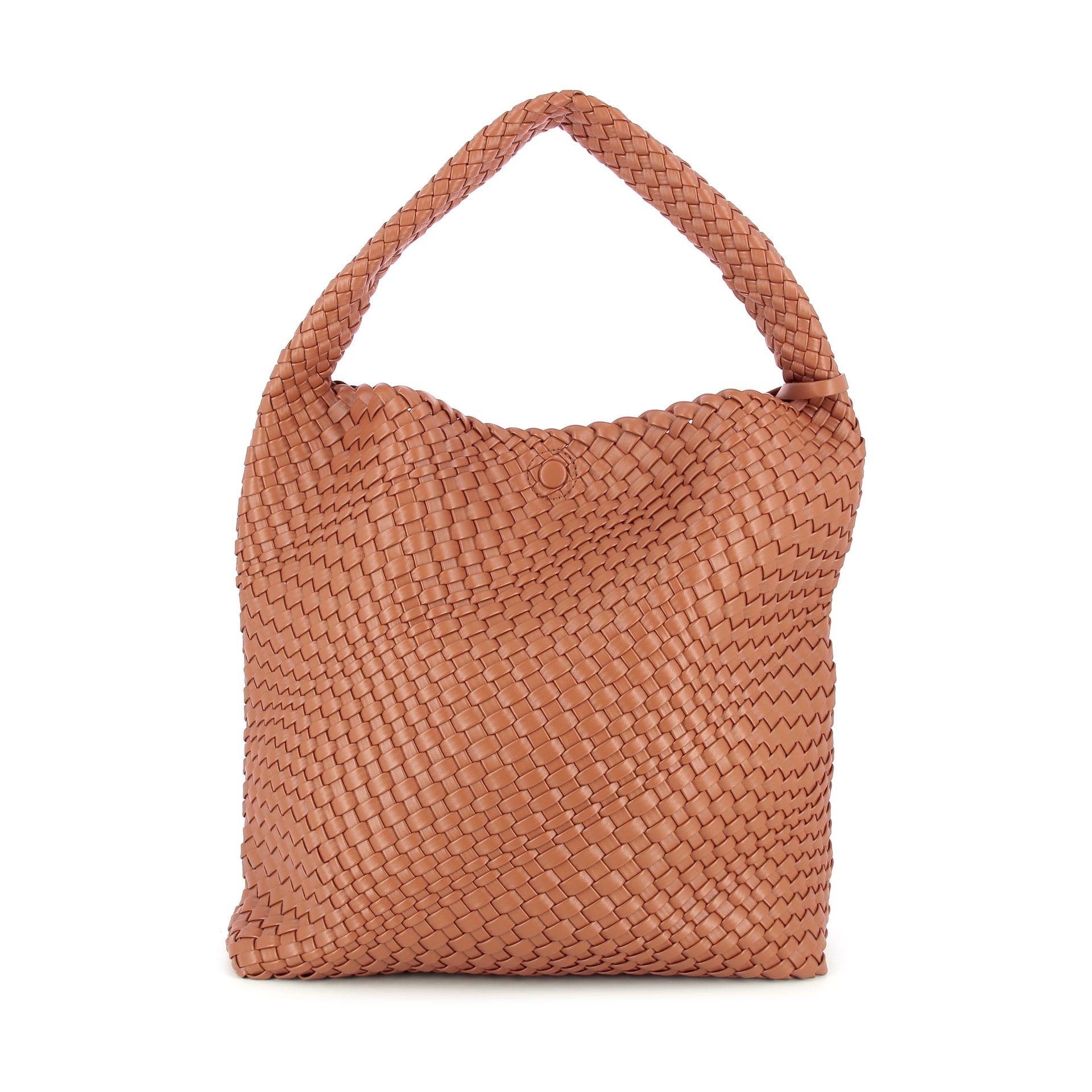 Bulaggi Weave Hobo Handbag 257639 cognac