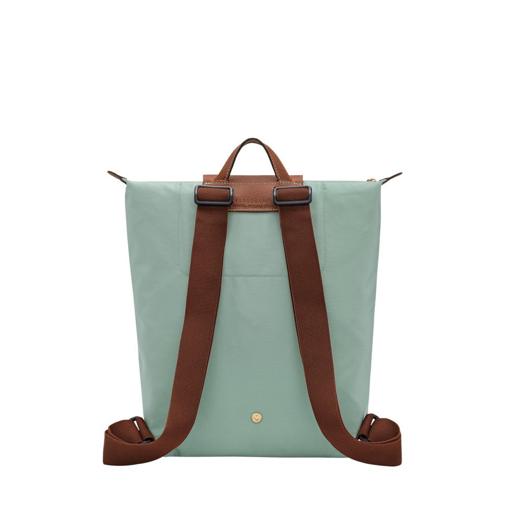 Longchamp Le Pliage Original rugzak M Celadon 258109 blauw