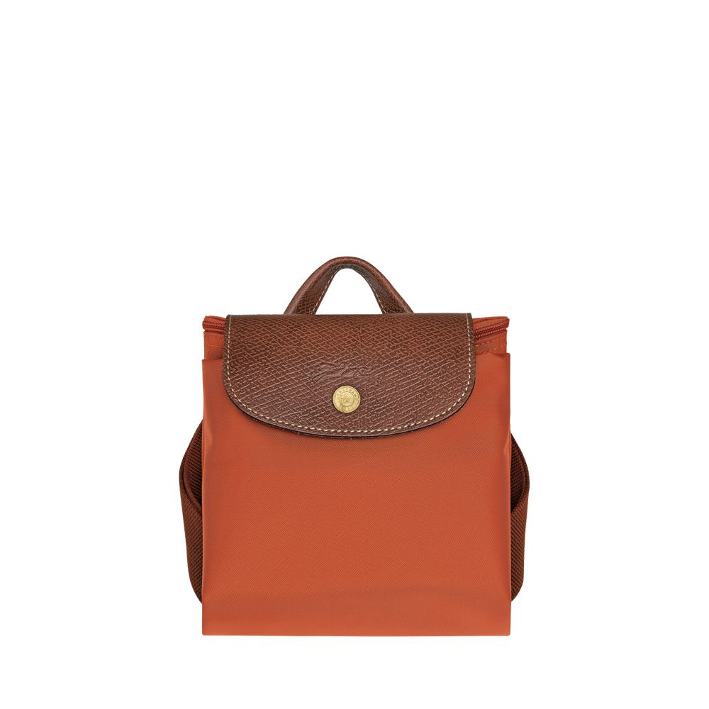 Longchamp Le Pliage Original rugzak M Brique 258112 cognac