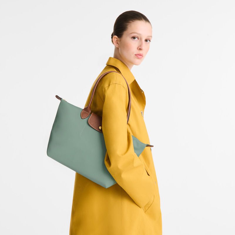 Longchamp Le Pliage Original M Celadon 258121 blauw