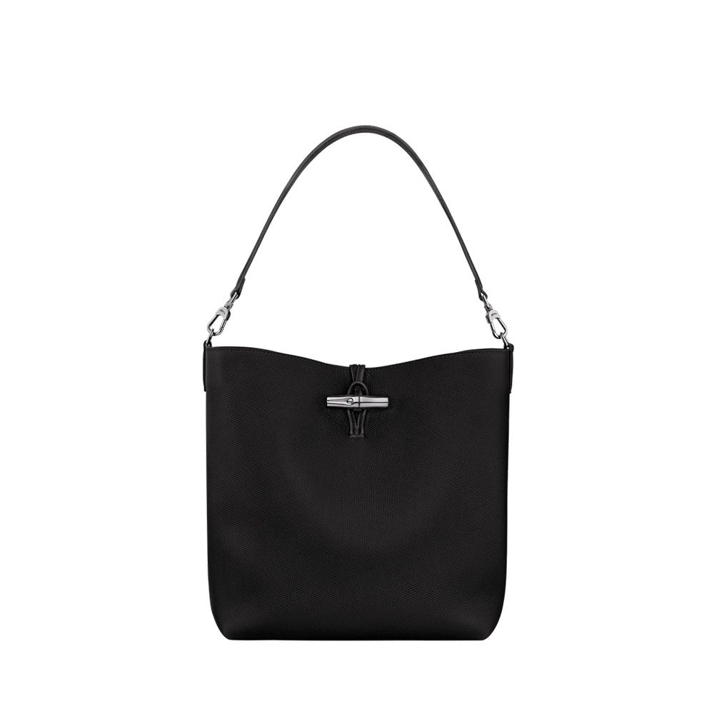Longchamp Le Roseau M Noir 258168 zwart