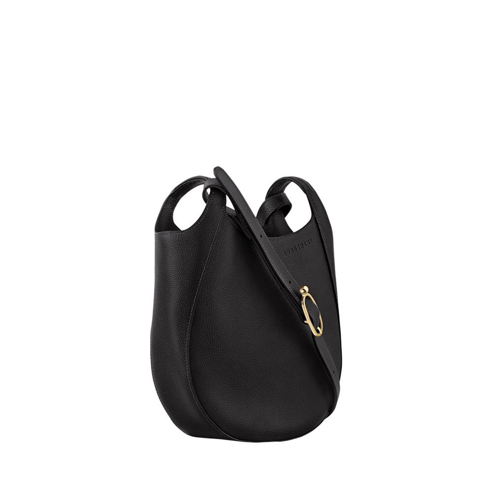 Longchamp Le Foulonné Crossbody S Noir 258177 zwart