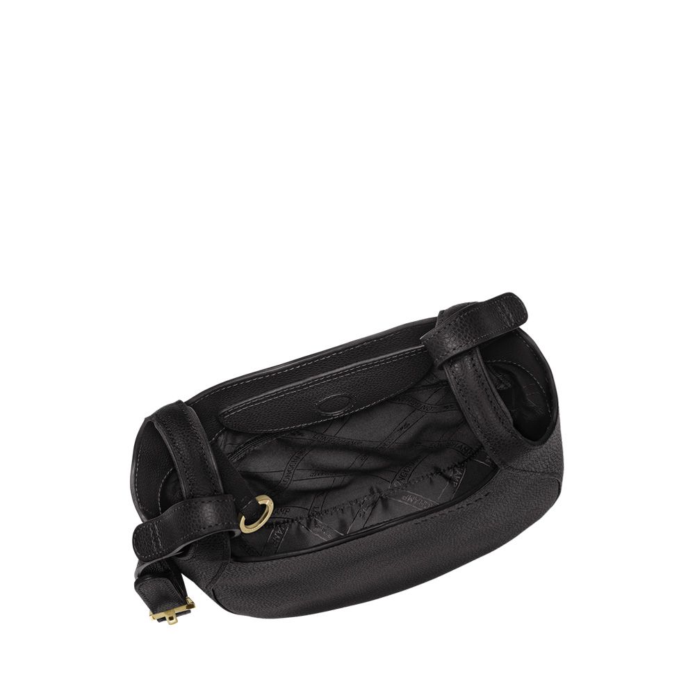 Longchamp Le Foulonné Crossbody S Noir 258177 zwart