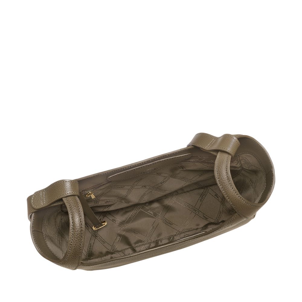 Longchamp Le Foulonné Hobo L Capre 258182 groen